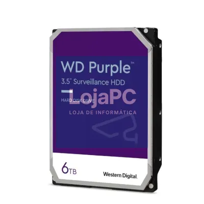 Disco 3.5 6TB WD Purple 256Mb SATA 6Gb/s 56rp Surveillance