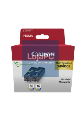 CANON CLI-36 Ink Cartridge Twin Pack