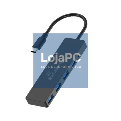 HUB MEDIARANGE USB-C 4XUSB 3.0