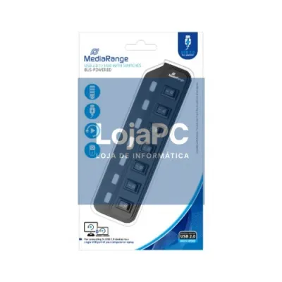 HUB MEDIARANGE USB 2.0 7XUSB 2.0