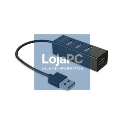4-PORT HUB 2.0 MEDIARANGE MRCS502 BLACK
