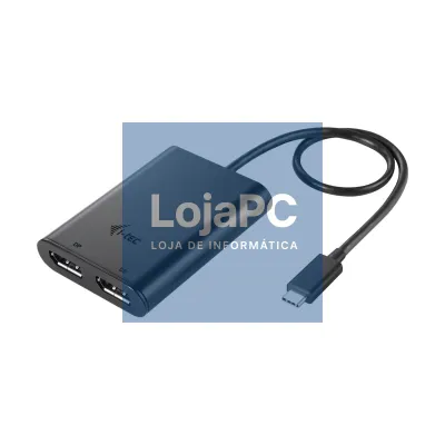 I-TEC USB-C Dual 4K/60Hz single 8K/30Hz DP Video Adapter 2x DP Port
