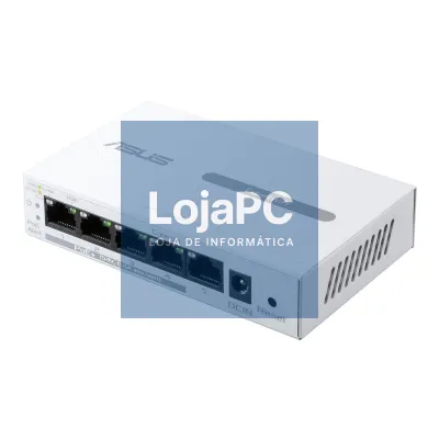 ASUS EBP15 5-Port GbE smart managed PoE+ switch 4 PoE+ ports 60W Supports PoE priority setting