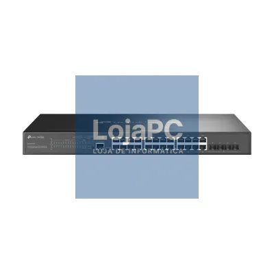 TP-LINK Omada 24-Port PoE+ Gigabit L2+ Managed Switch with 4 10GE SFP+ Slots