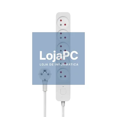 3M WHITE 5-OUTLET POWER STRIP SAVIO LZ-09
