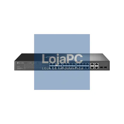 TP-LINK Omada 24-Port 10/100 Mbps + 4-Port Gigabit Smart Switch with 24-Port PoE+