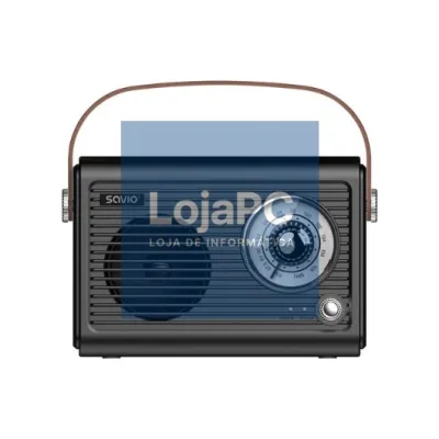 RADIO PORTATIL SAVIO RS-01 BLACK-BROWN