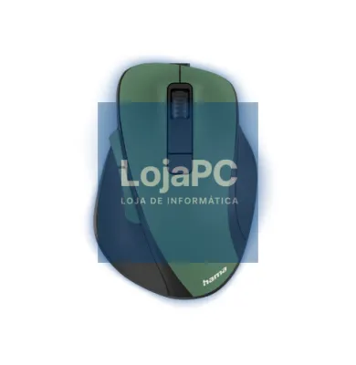 HAMA MW-500 V2 WIRELESS 6-BUTTON MOUSE WITH BATTERY, USB-C, GREEN - 173035