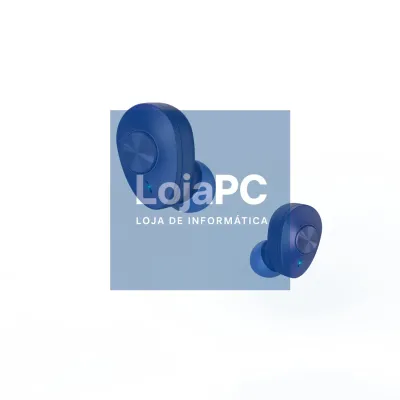 HAMA FREEDOM BUDDY BLUETOOTH TRUE WIRELESS EARPHONES, BLUE - 184163