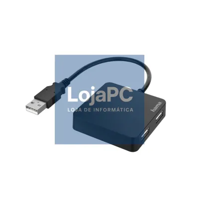 HAMA USB HUB, 4 PORTS, USB 2.0, 480 MBIT/S - 200121