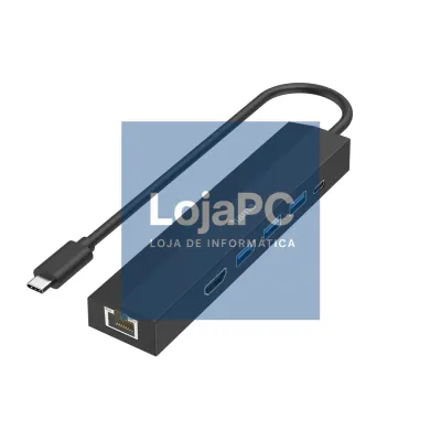HAMA USB-C MULTIPORT HUB, 6 PORTS, 3 X USB-A, USB-C, HDMI, LAN/ETHERNET