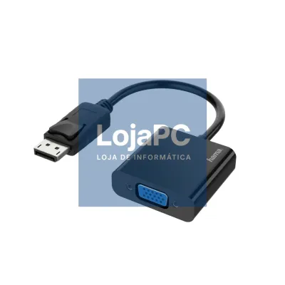 HAMA VIDEO ADAPTER, DISPLAYPORT PLUG - VGA SOCKET, FULL-HD 1080P