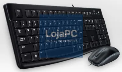 LOGITECH KEYBOARD+MOUSE MK120 BLACK