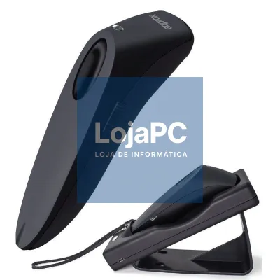 APPROX PORTABLE BARCODE SCANNER 2D LS10 WITH STAND BLUETOOTH WIRELESS BLACK