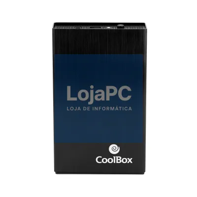 COOLBOX EXTERNAL HARD DRIVE CASE 3.5 SCA-3533 USB 3.0 ALUMINUM BLACK