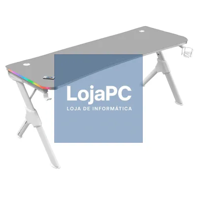 MARS GAMING MGDXL RGB GAMING DESK, 160CM, RGB CHROMA, MOUSEPAD, HOLDERS, WHITE