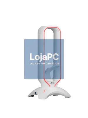 MARS GAMING MHHPRO 3IN1 CONTROL RGB HEADSET HOLDER + MOUSE BUNGEE + 2XUSB3.0 WHITE