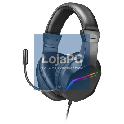 MARS GAMING MH122 FRGB HEADPHONES + MIC, HIFI, NOISE CANCEL, UNIVERSAL COMPATIBILITY, BLACK