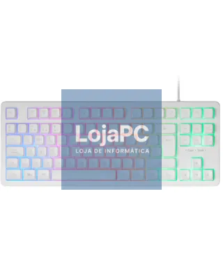 MARS GAMING MK023 TKL H-MECH RED KEYBOARD, FRGB LIGHTING, WHITE, PORTUGUESE