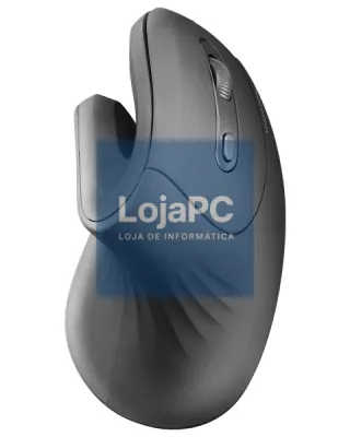 MARS GAMING MMW-ERGOPRO VERTICAL ERGONOMIC WIRELESS MOUSE, 3200DPI OPTICAL, HUANO SWITCHES, BLACK