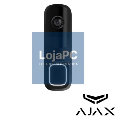 AJAX - Campainha 4 MP com IA integrada, detetor PIR - Black