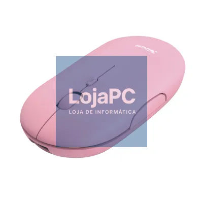 TRUST PUCK ULTRA-THIN WIRELESS RECHARGEABLE MOUSE - PINK