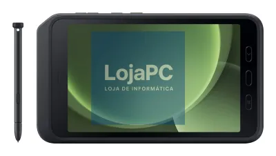 SAMSUNG Galaxy Tab Active 5 5G EE 8inch 6GB 128GB SMR-8Y Android 15-21 3Y PLC w/ USBC-USBC Cable w/o Adapter Dark Green Black