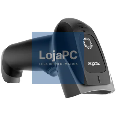 APPROX Barcode Scanner 1D LS25WS Wireless Black