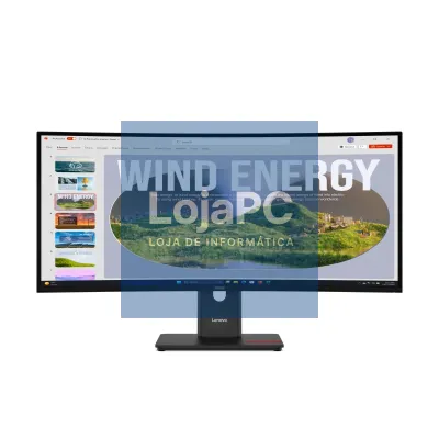 LENOVO ThinkVision T34WD-40 34inch 3440x1440 Curved VA 120Hz USB-C docking 96W Mirror power button Epeat Gold TCO10