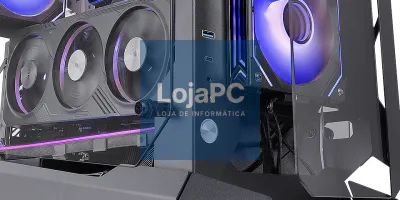 MARS GAMING MC-EDGE OPEN AIR ATX COMPUTER CASE TRIPLE TEMPERED GLASS PANELS BLACK