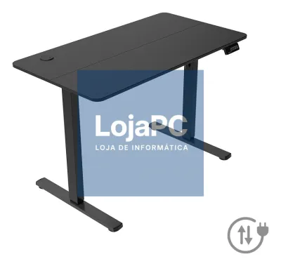MARS GAMING MGD-ERGOPRO 110X60CM ERGONOMIC GAMING DESK ELECTRIC HEIGHT ADJUSTMENT HEADPHONE STAND BLACK