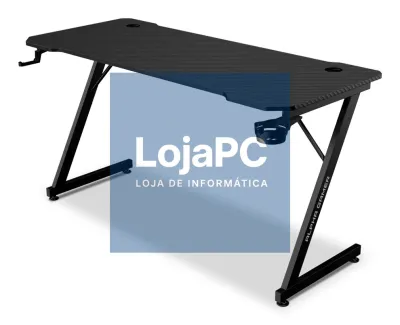 ALPHA GAMER Gemina Black Gaming Desk
