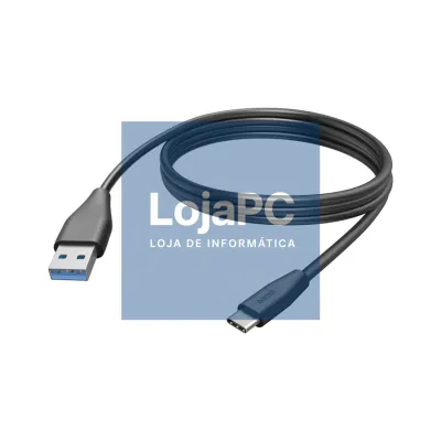 HAMA Cabo USB USB-A - USB-C 3 m Black