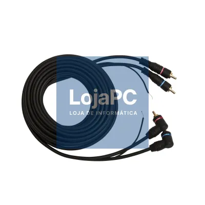 Cabo 2x RCA M/2x RCA M  5mts Preto