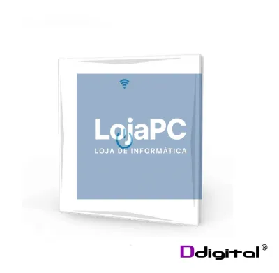 Interruptor Inteligente Comutador 1 Botão Wi-FI Branco