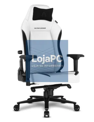 ALPHA GAMER Alegra PU Leather White/Black V2