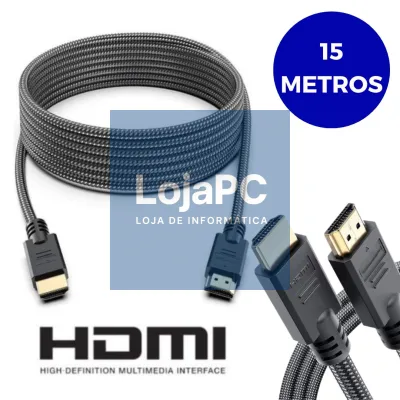 Cabo HDMI M/M 15.0m Preto