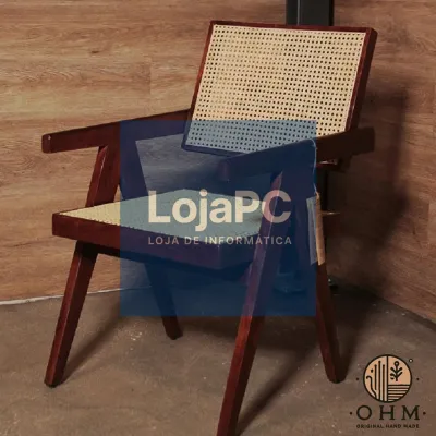 Cadeira Rattan Brown