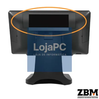 Display Cliente VFD 2X20 para POS ZQ-T8350