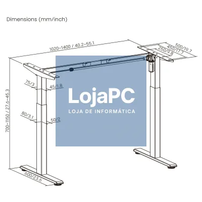 NAPOFIX Motorized Desk - Frame