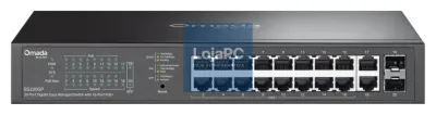 TP-LINK Omada 20-Port Gigabit Easy Managed Switch with 16-Port PoE+