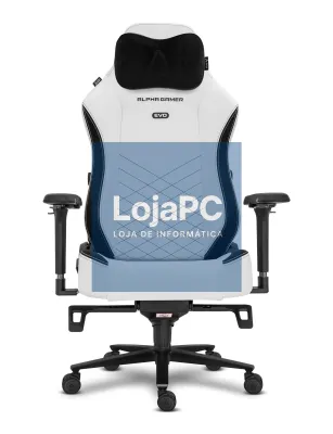 ALPHA GAMER ALEGRA EVO FROST WHITE PU