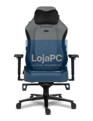 ALPHA GAMER ALEGRA EVO TITANIUM GREY PU