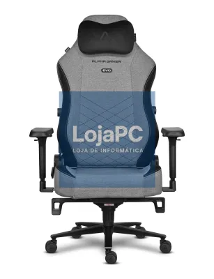 ALPHA GAMER ALEGRA EVO SMOKE GREY FABRIC
