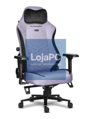 ALPHA GAMER ALEGRA EVO LAVENDER HAZE FABRIC