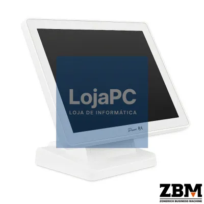Monitor Touch ZBM 17" Branco VGA + HDMI  - ZQ-1700BTW