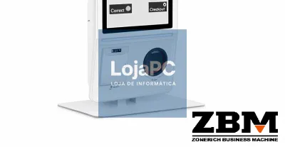Suporte de Mesa p/ Quiosque ZQ-HM2000/HM2700 White Color