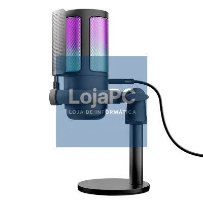 TRUST Illuminated AURON USB Microphone Black