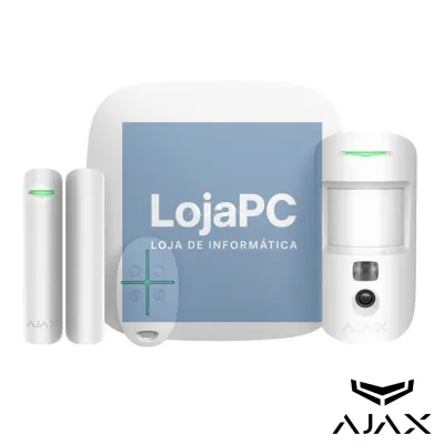 Kit Alarme Ajax Fire Branco - Kit 12