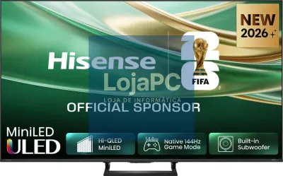 HISENSE Serie E8S MiniLED 65INCH QLED Ultra HD 144Hz USB HDMI WIFI BT